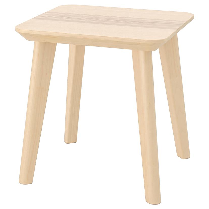 LISABO — придиванный столик, ясеневый шпон, 45x45 см