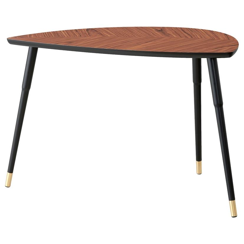 LÖVBACKEN — придиванный столик, классический коричневый, 77x39 см