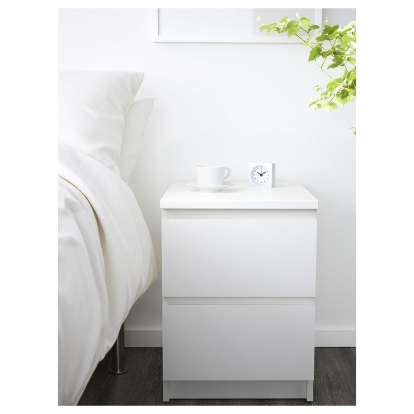 MALM — комплект мебели для спальни,2 предм, белый
