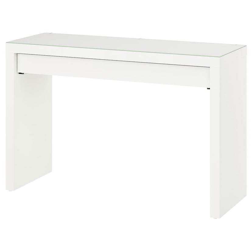 MALM — туалетный столик, белый, 120x41 см