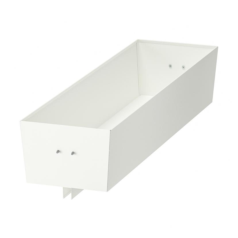 MITTZON — контейнер для каркаса с колесиками, белый, 80x14 см