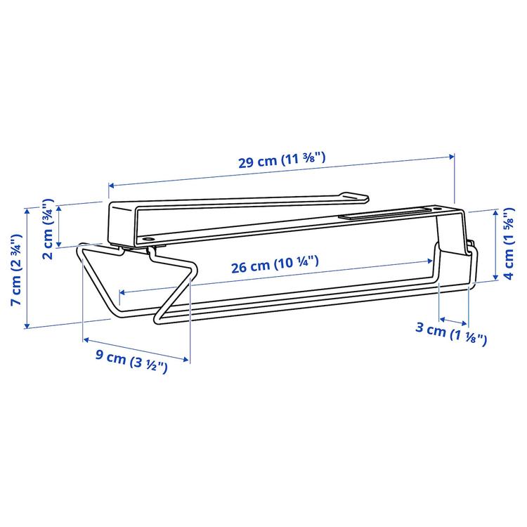 многофункциональный держатель,зажим dimensions