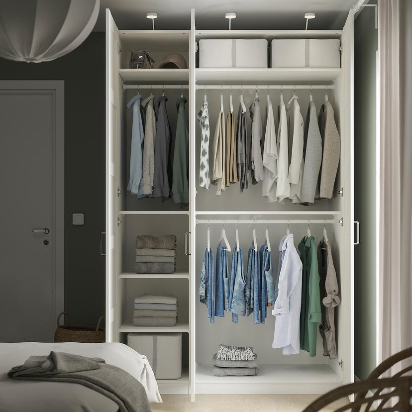 PAX / BERGSBO — Сочетание предметов гардероба: белый/белый