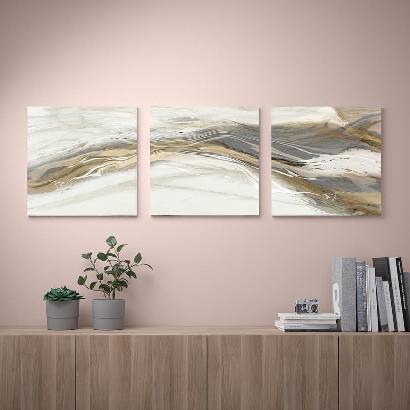 PJÄTTERYD — картина, Волны, 56x56 см