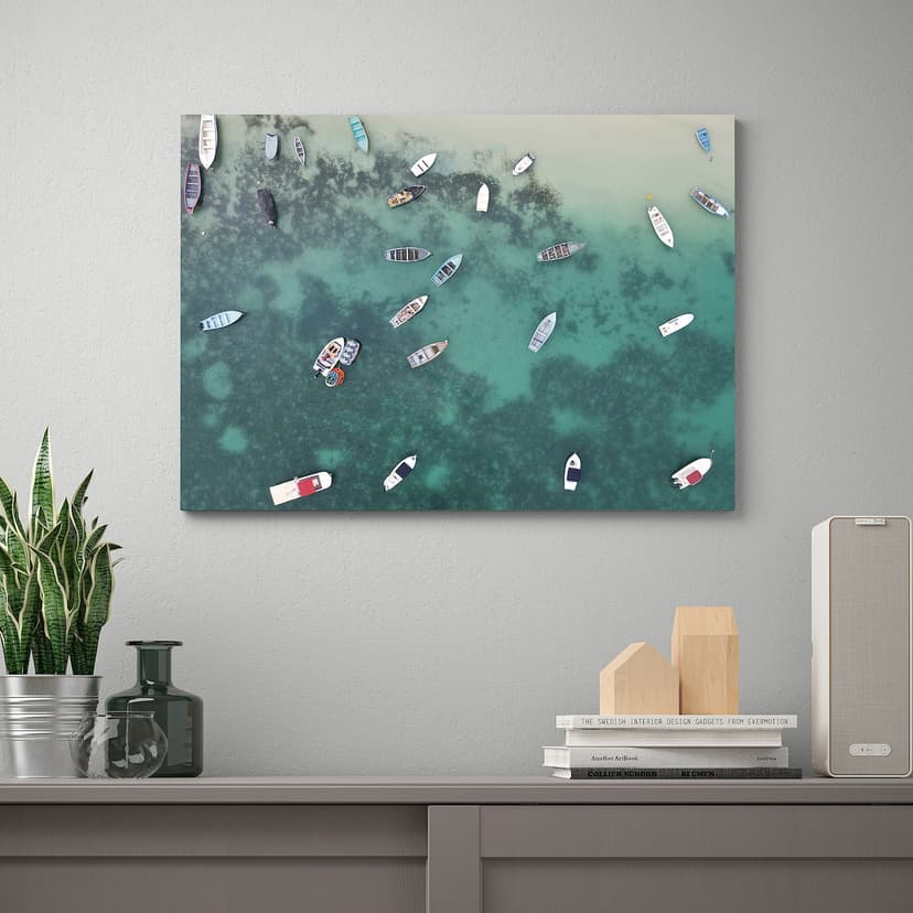 PJÄTTERYD — картина, Вид сверху, 70x50 см