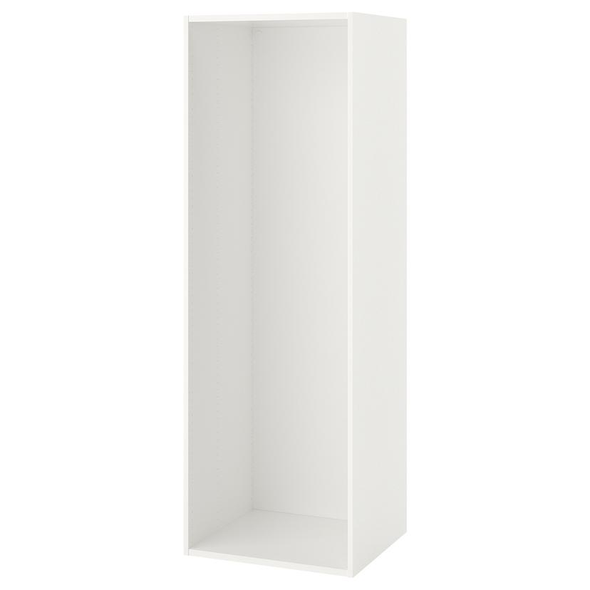 PLATSA — каркас, белый, 60x55x180 см