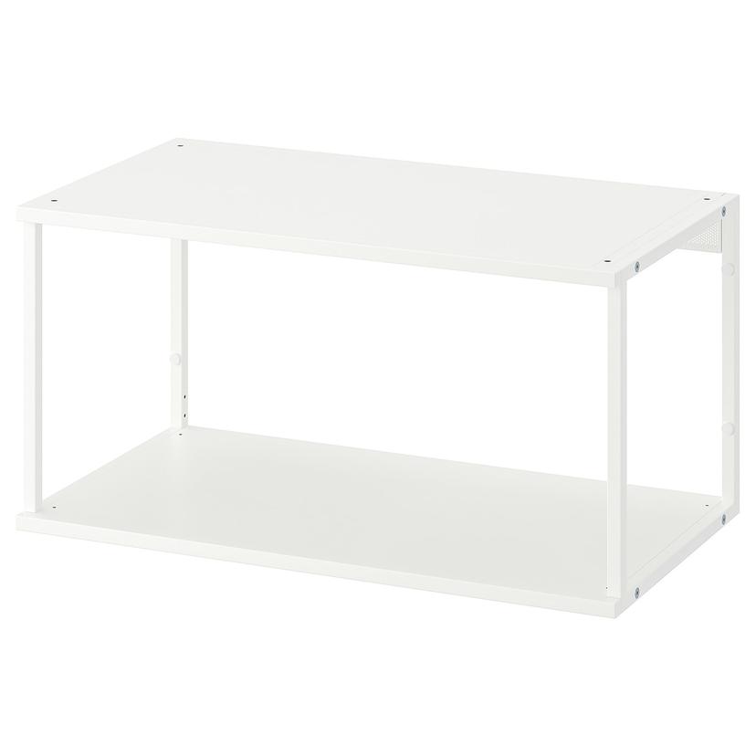PLATSA — открытый стеллаж, белый, 80x40x40 см