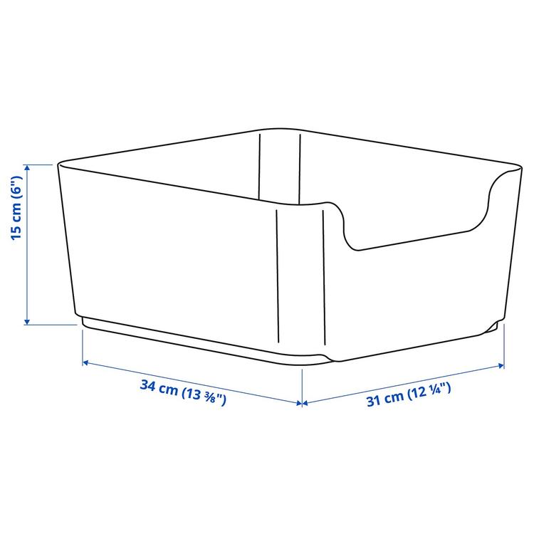 контейнер д/сортировки мусора, белый, 8 л dimensions