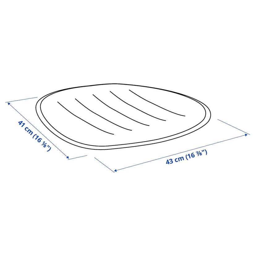 PYNTEN — Poduszka na krzesło, liliowy, 