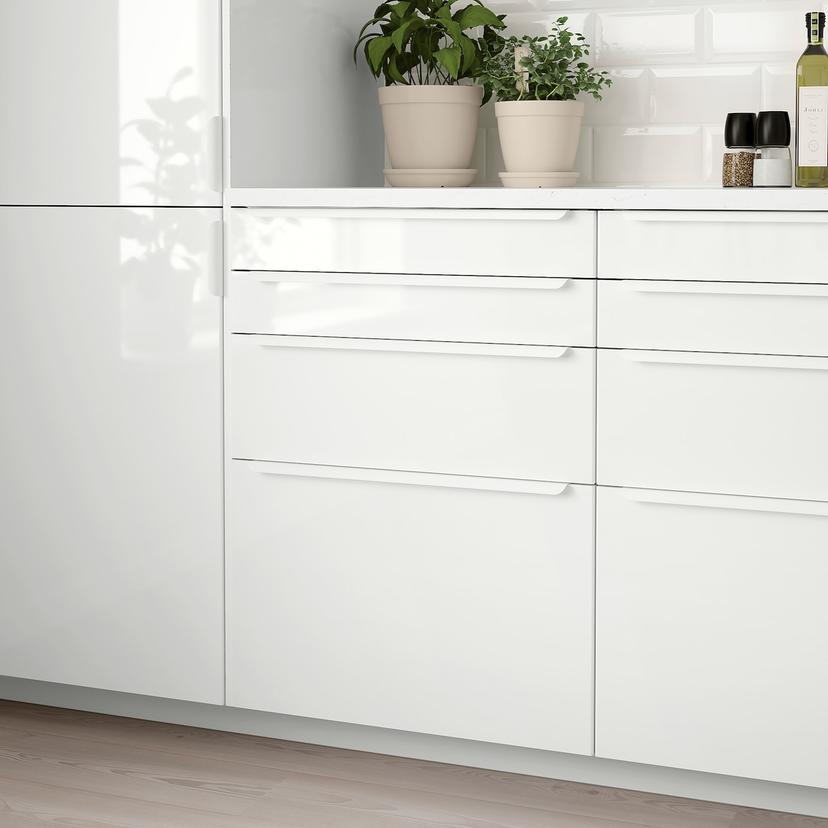 RINGHULT — фронтальная панель ящика, глянцевый белый, 60x20 см