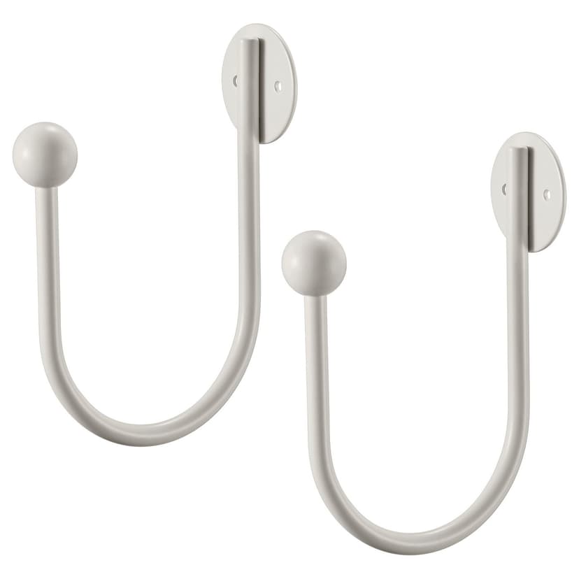 RÖRNICKA — Zaczep do zasłon, biały, 