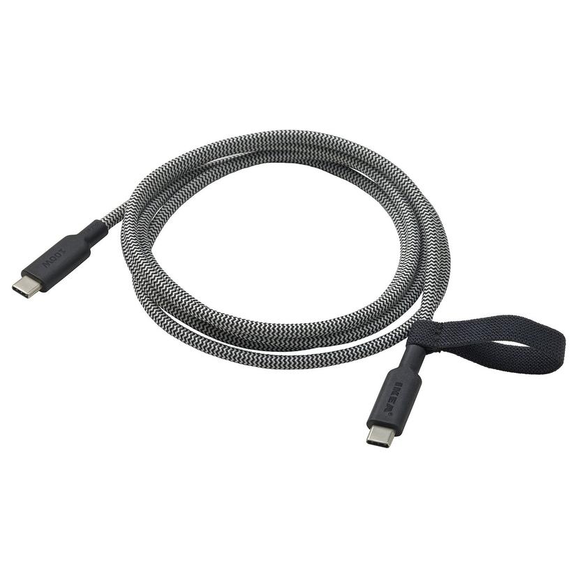 RUNDHULT — 	Кабель USB-C на USB-C, 1.5 m/100 Wat
