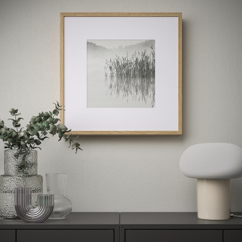 SANNAHED — рама, под дуб, 50x50 см