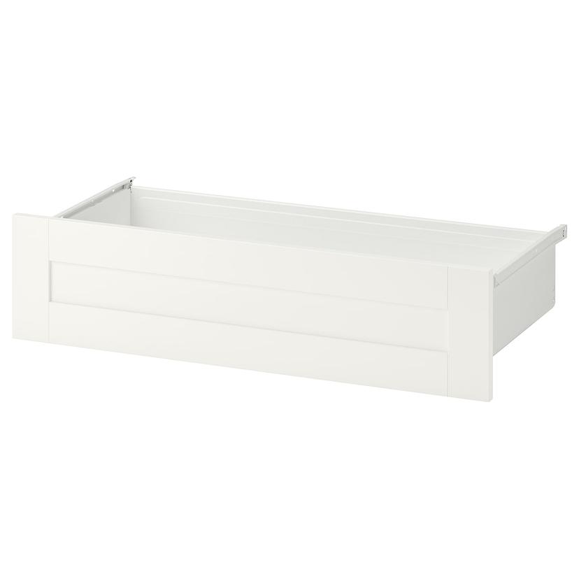 SANNIDAL — ящик, белый/белый, 80x42x20 см