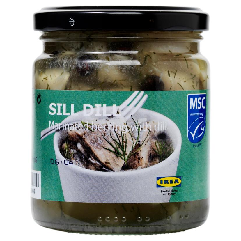 SILL DILL — маринованная сельдь с укропом, 250 гр