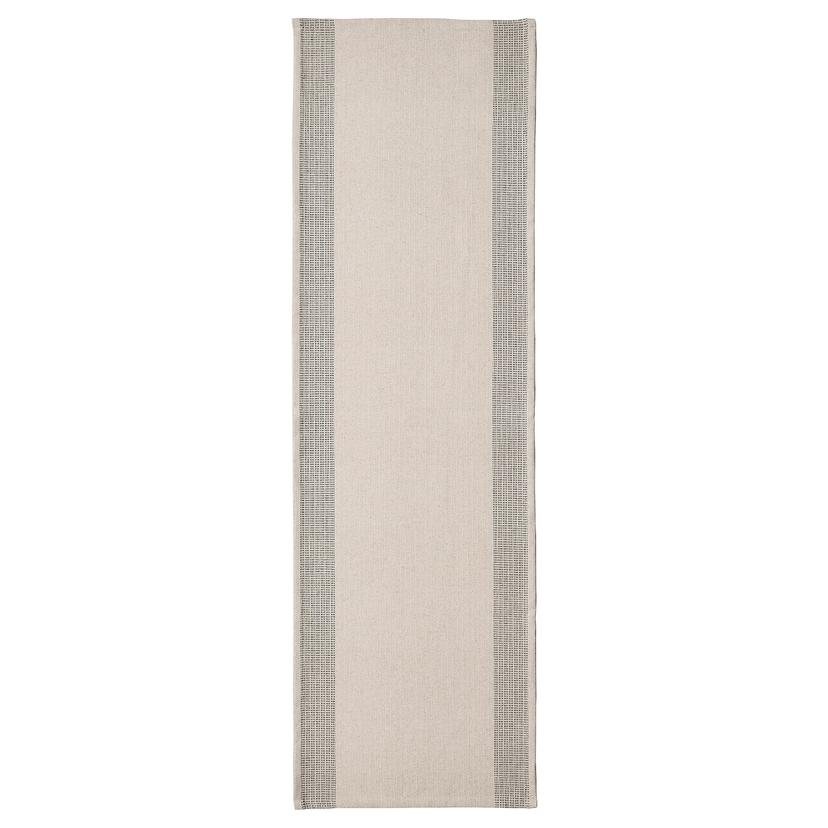 SILVERARV — дорожка настольная, синий/бежевый, 45x150 см