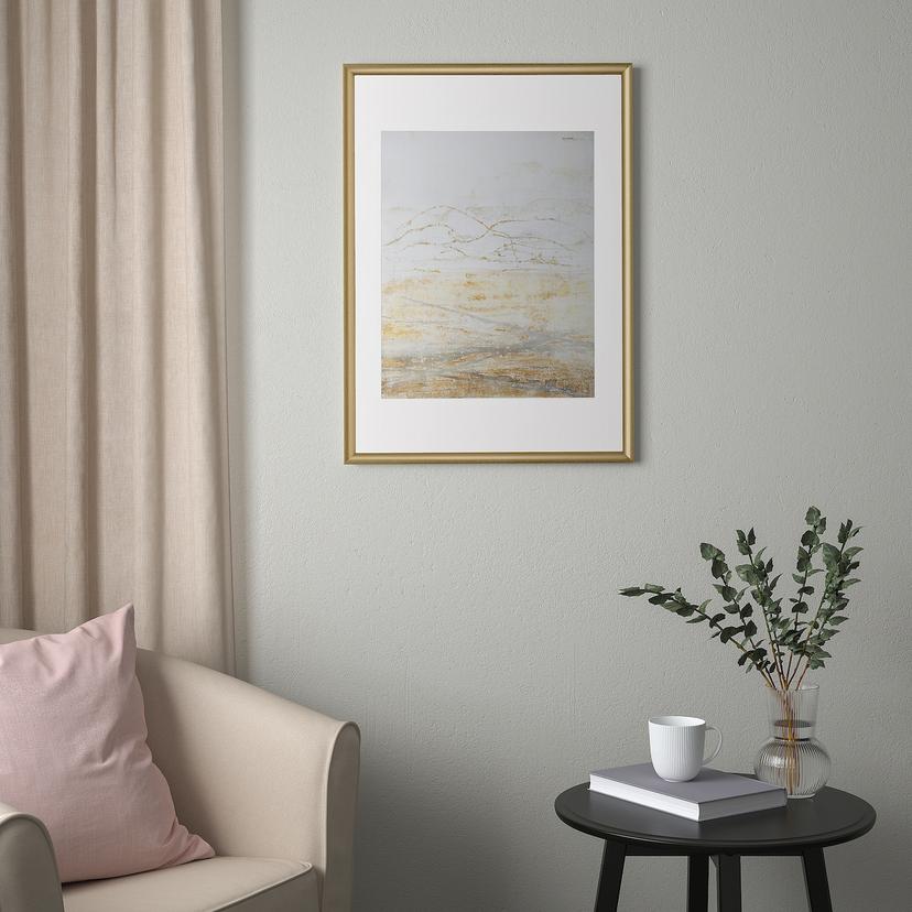 SILVERHÖJDEN — рама, золотой, 50x70 см