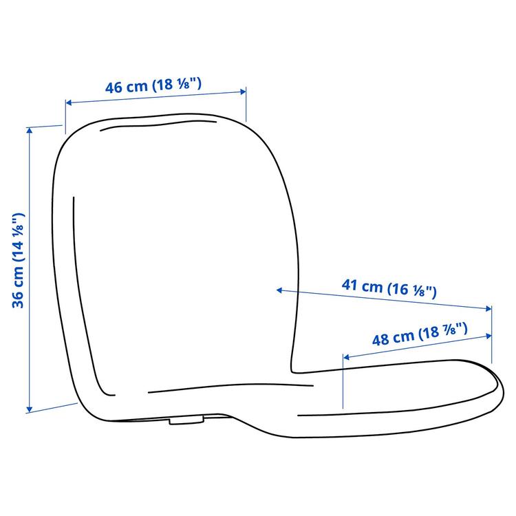 Siedzisko,  dimensions
