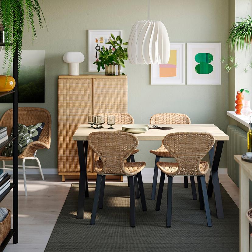 SKÅLSTA — Stół i 4 krzesła, 