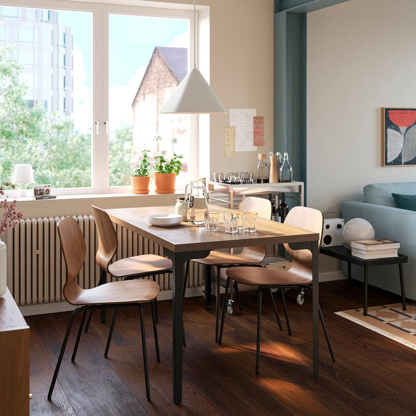 SKÅLSTA — Стол и 4 стула, 