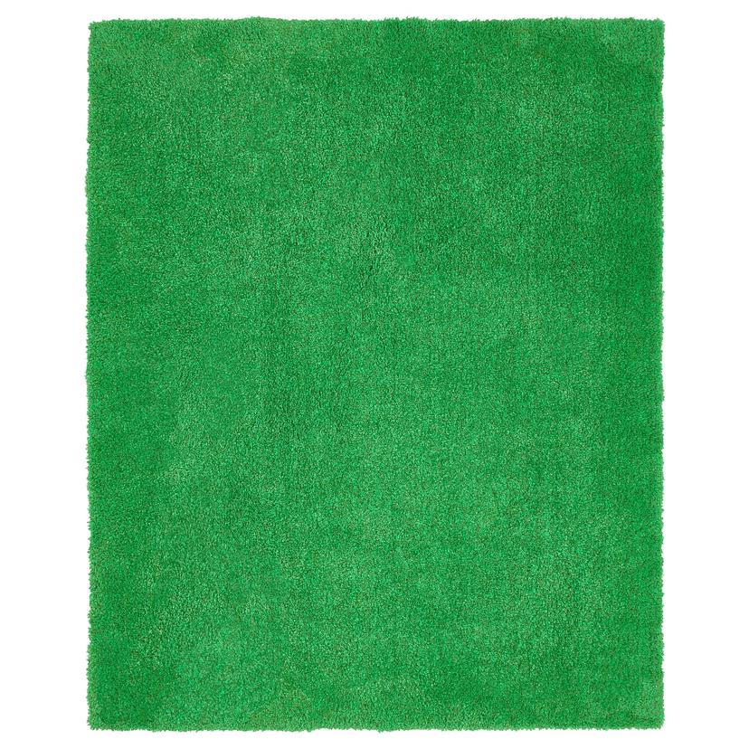 SKOGSDUVA — ковер, длинный ворс, зеленый, 133x160 см