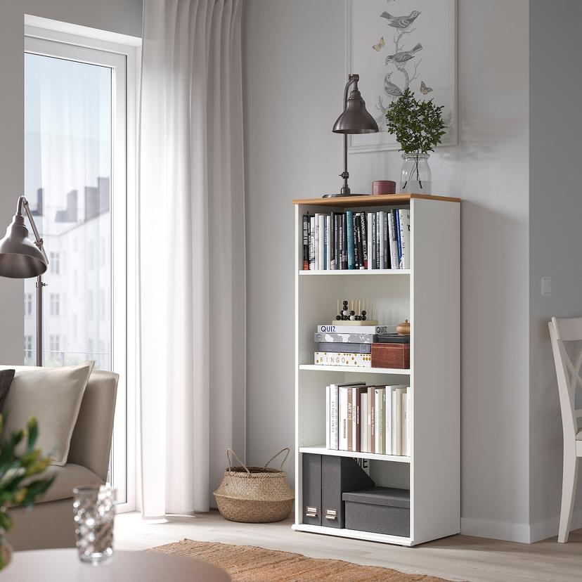 SKRUVBY — стеллаж, белый, 60x140 см