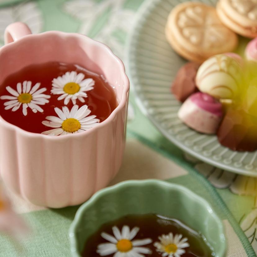 SMÖRFISK — Kubek, jasnozielony/różowy, 