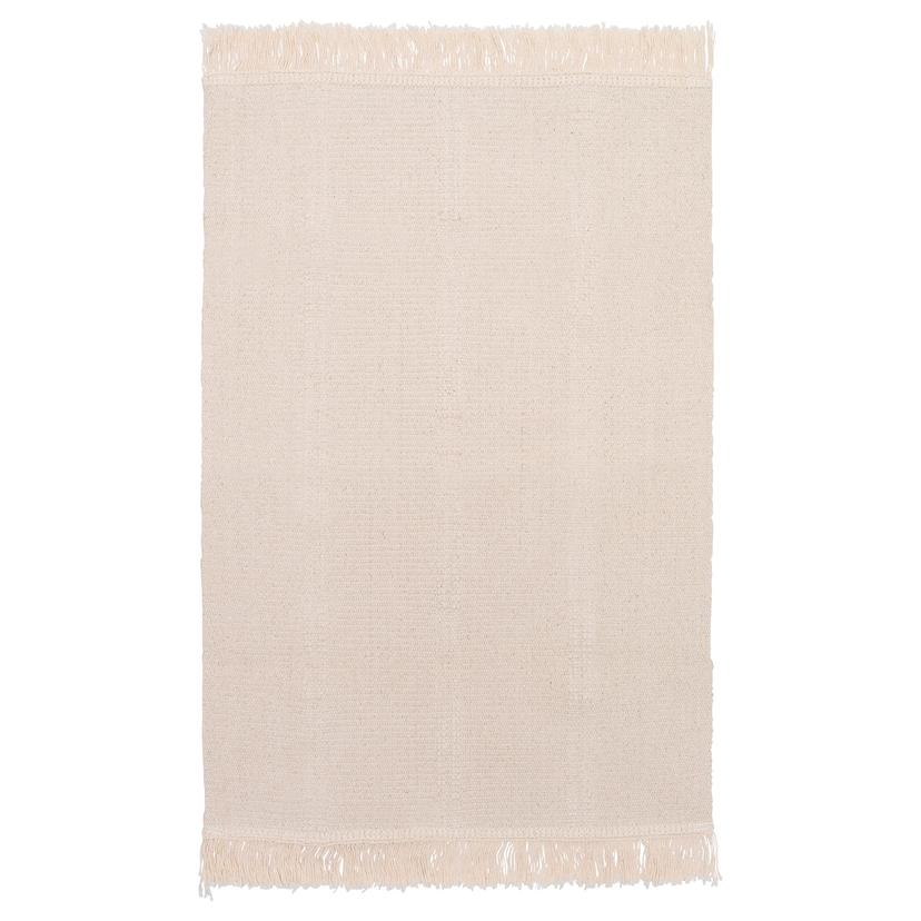 SORTSÖ — ковер, безворсовый, небеленый, 55x85 см