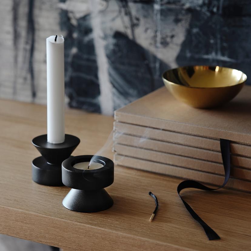 STOCKHOLM 2025 — Подсвечник, черный