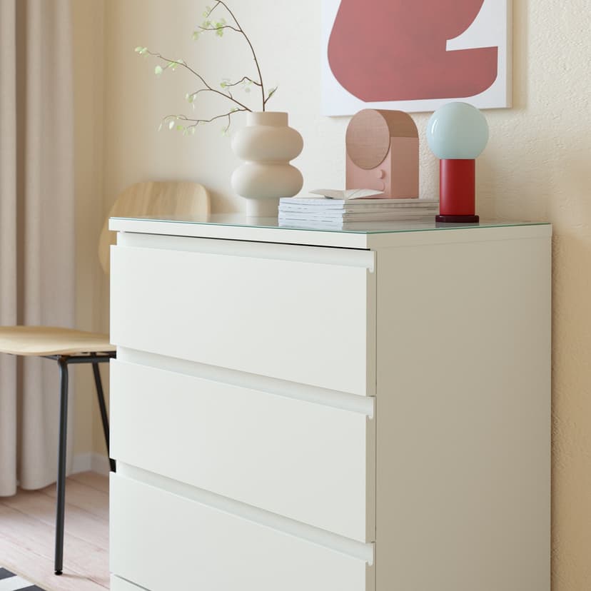 STORKLINTA — Szklany blat, przezroczysty, 