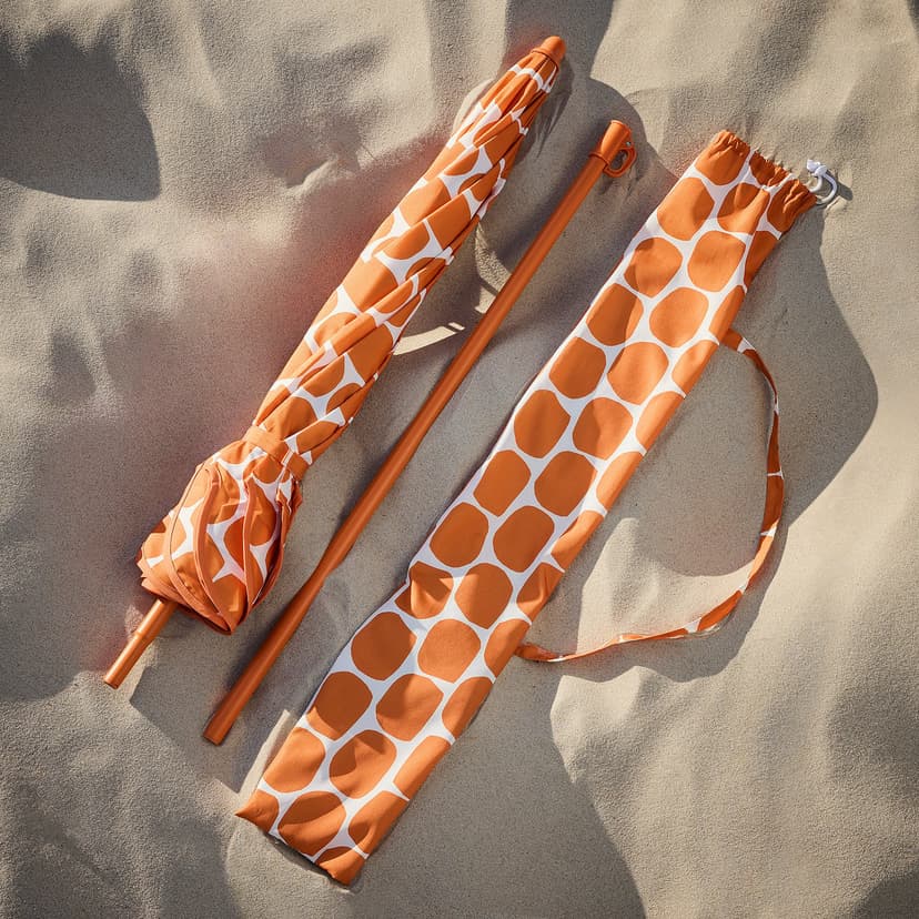 STRANDÖN — Parasol, jaskrawopomarańczowy, 