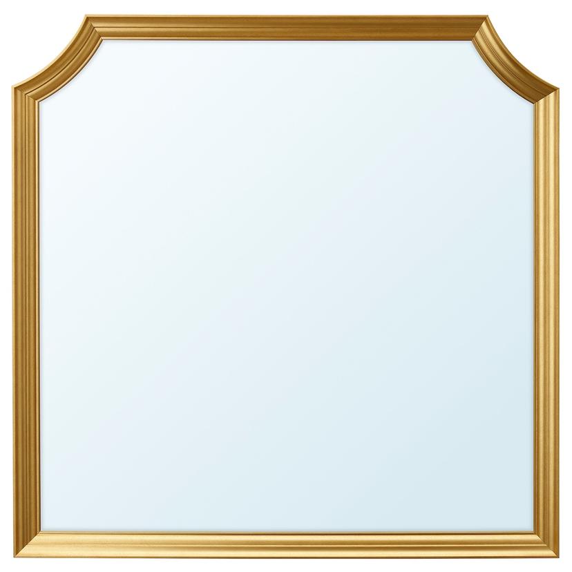 SVANSELE — зеркало, золотой, 78x78 см