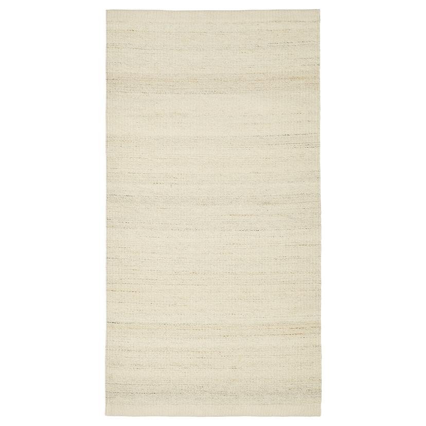 TIDTABELL — ковер, безворсовый, бежевый, 80x150 см