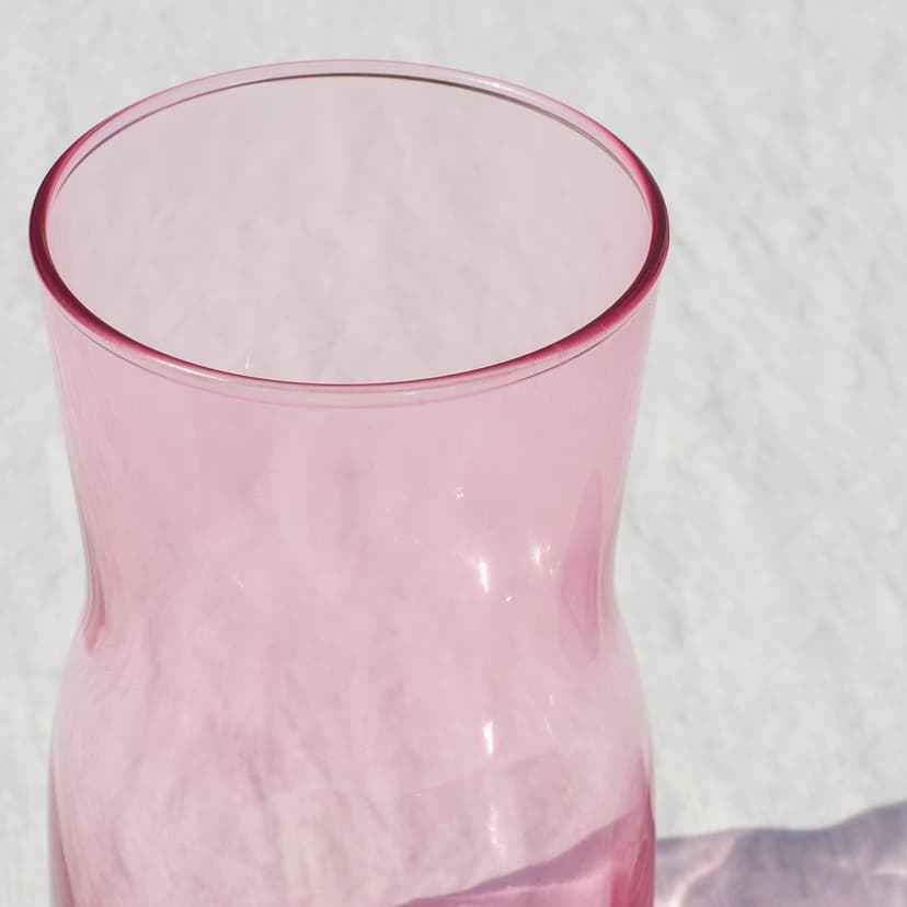 TIDVATTEN — Wazon, różowy, 