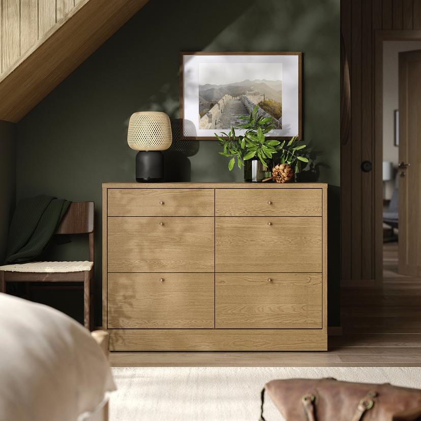 TONSTAD — Komoda, 6 szuflad, 120x47x90 см
