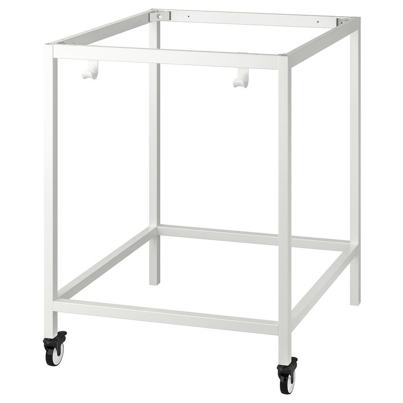 TROTTEN — подстолье для столешницы, белый, 80x80x100 см