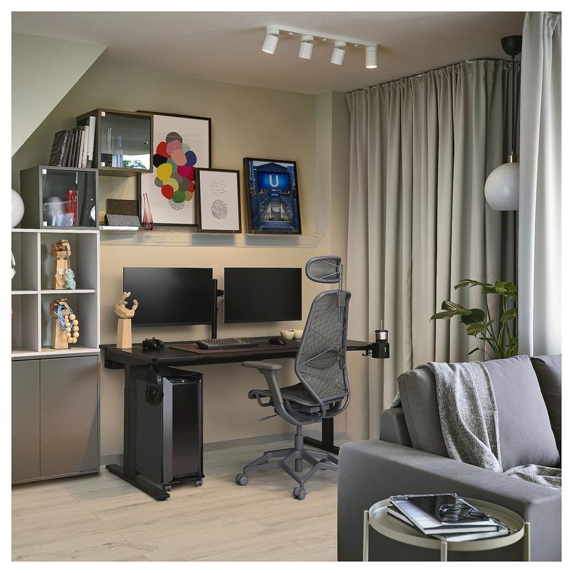 UTMANING — геймерский стол, черный, 160x80 см