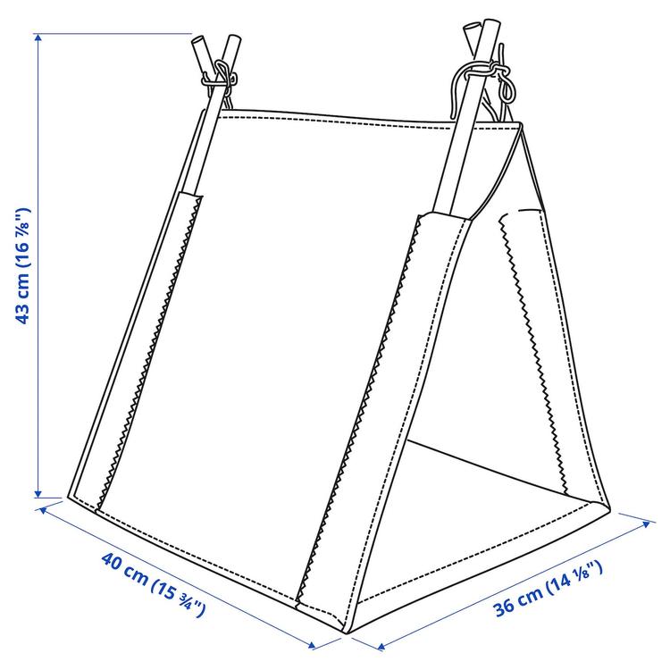 домик для кошки, серый/фетр dimensions