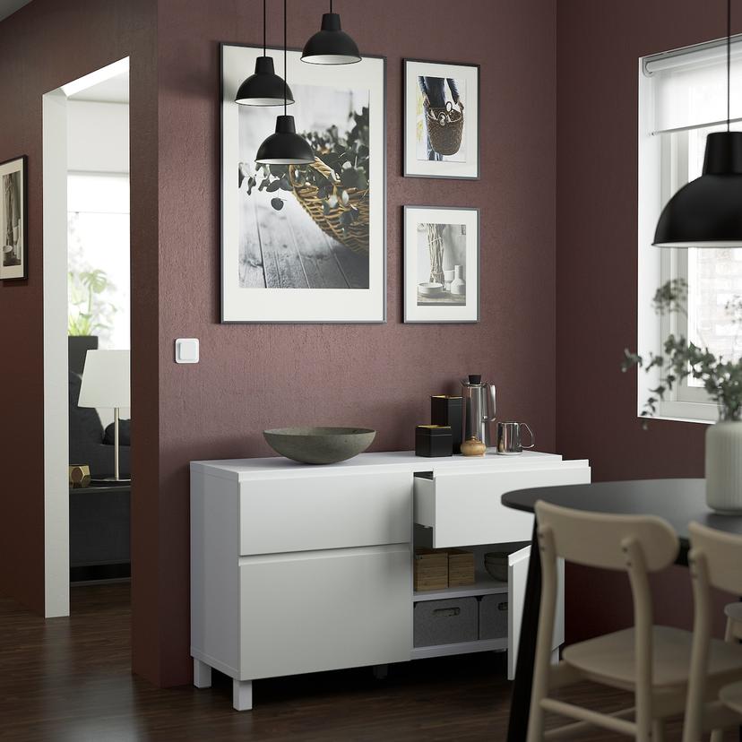 VÄSTERVIKEN — фронтальная панель ящика, белый, 60x26 см