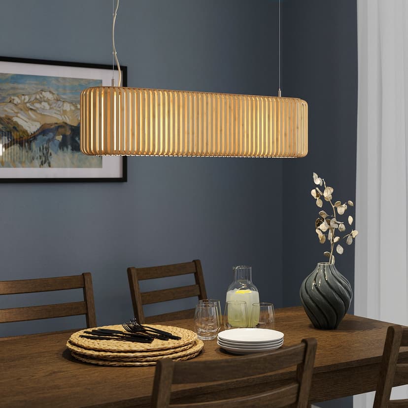 VARPTROSS — Lampa wisząca, bambus, 