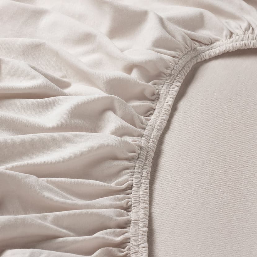 VÅRVIAL — Prześcieradło z gumką, beżowy, 