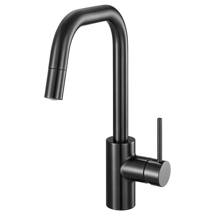 ÄLMAREN — Кухон смеситель с выдвижным носиком, чёрный