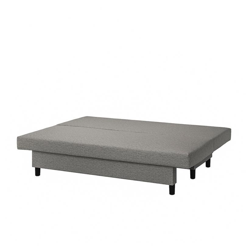 ÄLVDALEN — Sofa 3-osobowa, rozkładana, Knisa szarobeżowy,