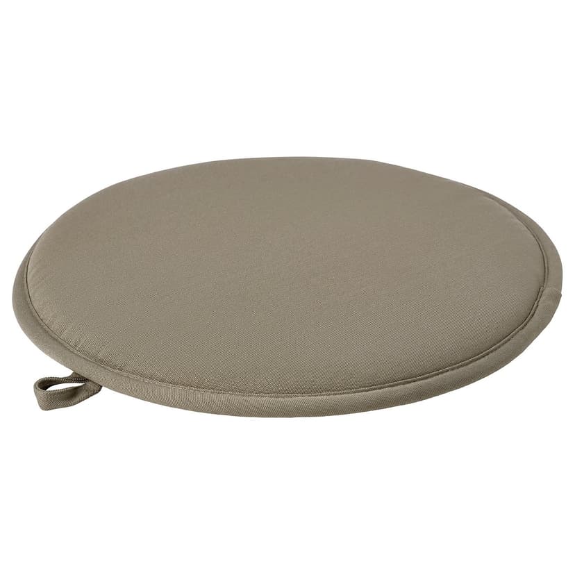 ÄNGSFRÄKEN — Poduszka na krzesło, ciemny beż/do wewnątrz/na zewnątrz,