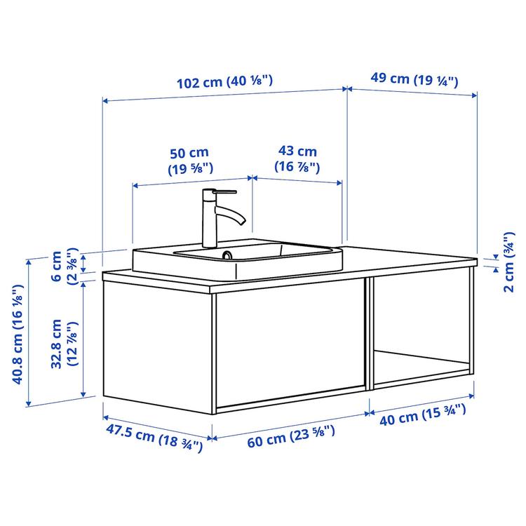шкаф п-раковину/раковина/смеситель dimensions