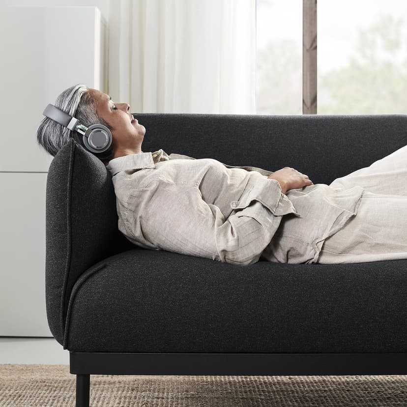 ÄPPLARYD — 2-местный диван, Gunnared черный/серый