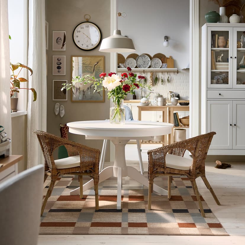 AGEN — Кресло с подушкой-сиденьем, ротанг/Norna неокрашенный