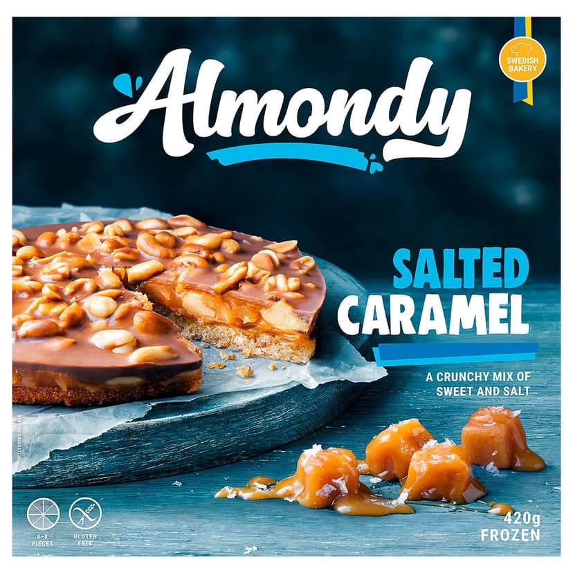 ALMONDY — Миндальный пирог, соленая карамель, арахис/замороженные продукты