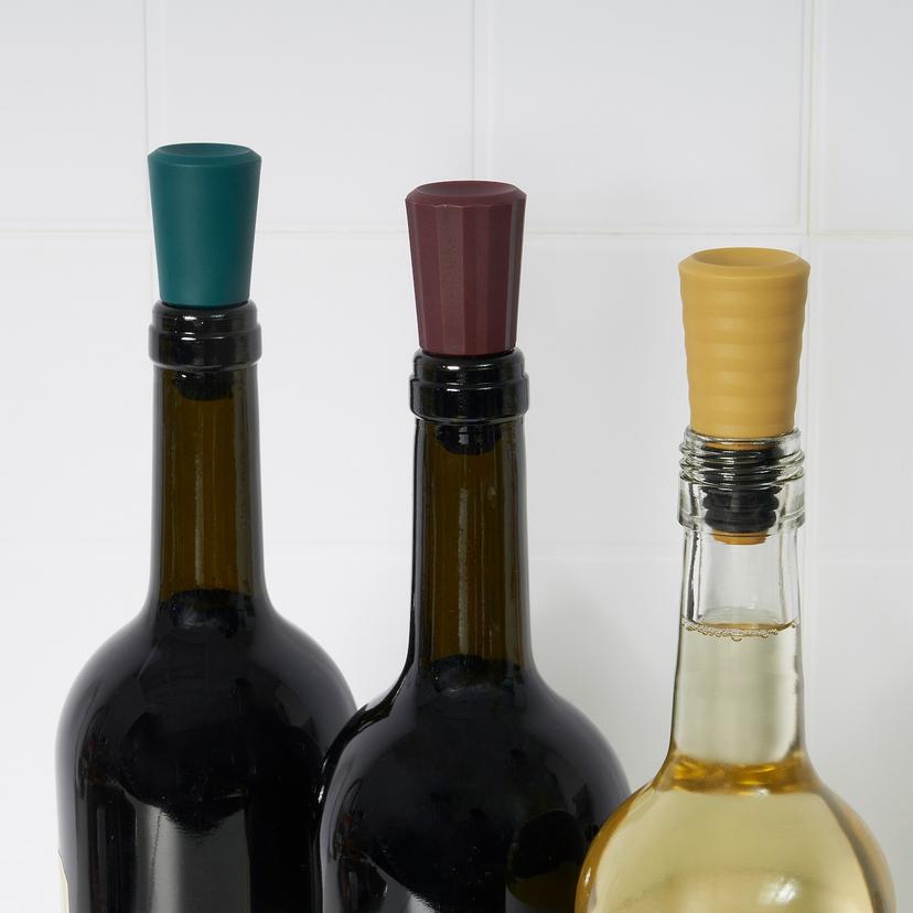 AUXID — пробка для бутылки, 3 шт., разные цвета