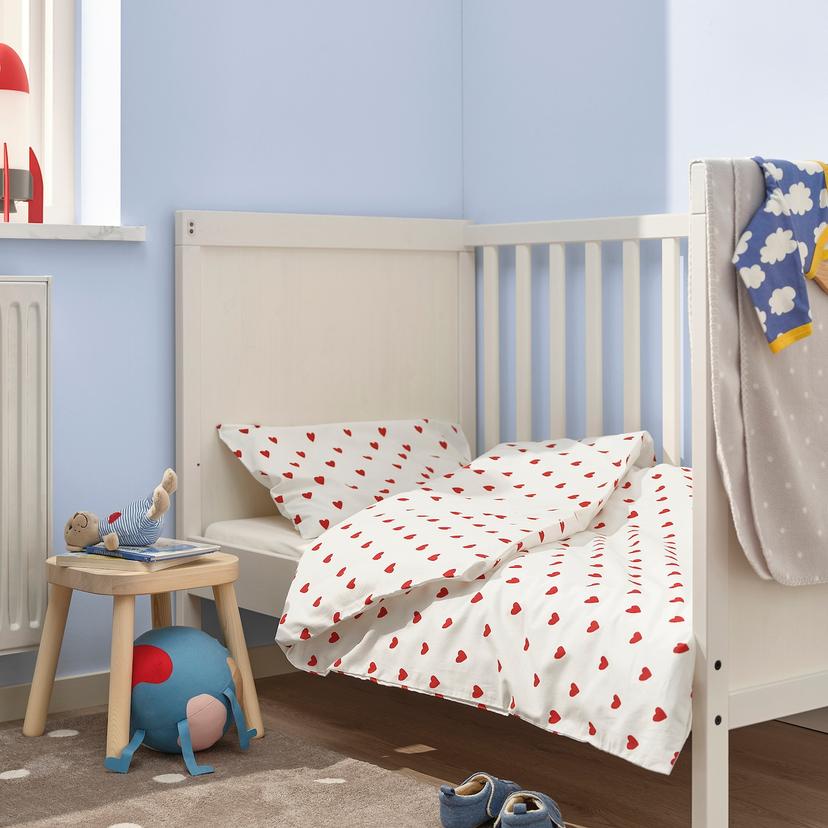 BARNDRÖM — пододеяльник и наволочка д/кроватки